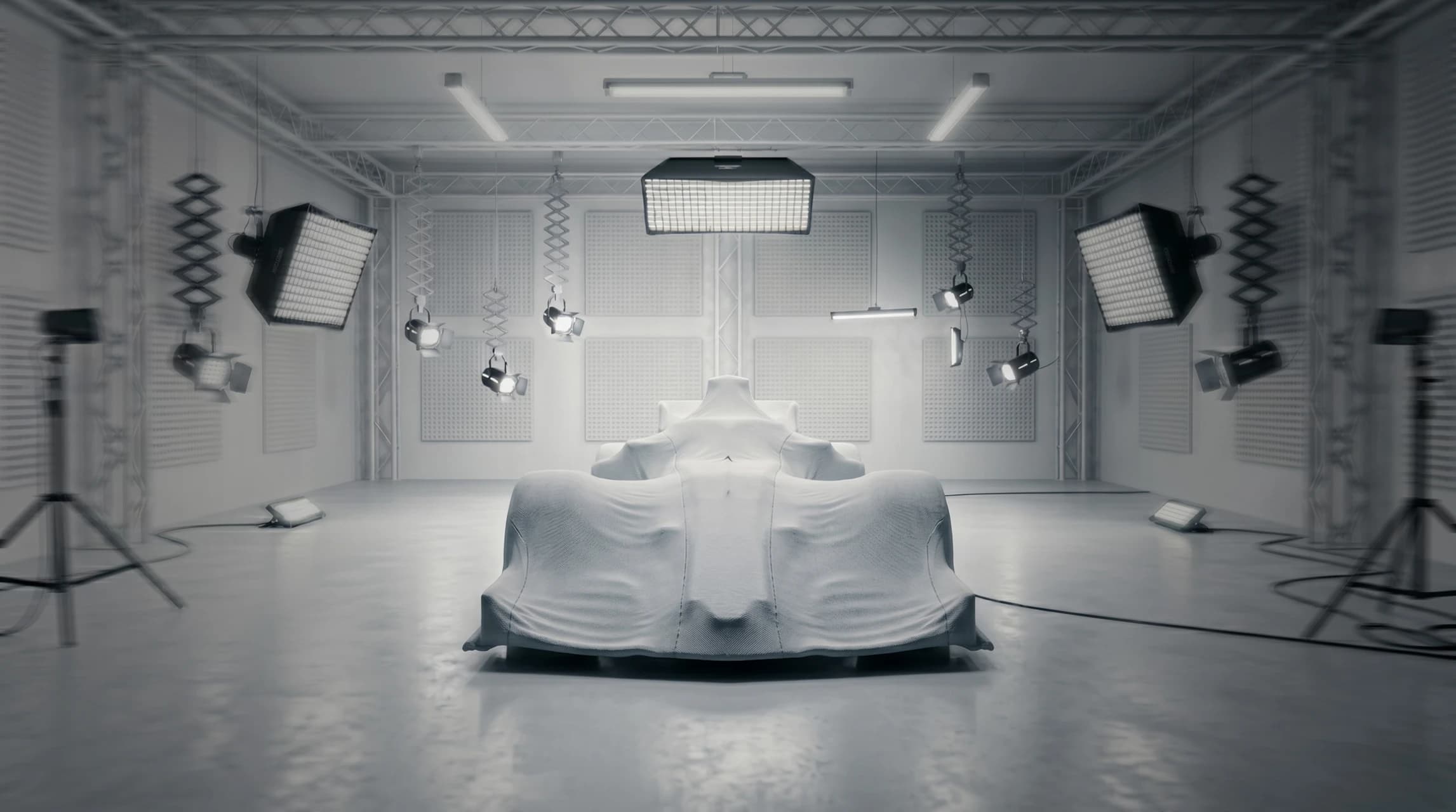 Carbon Fiber Supercar Silhouette Light